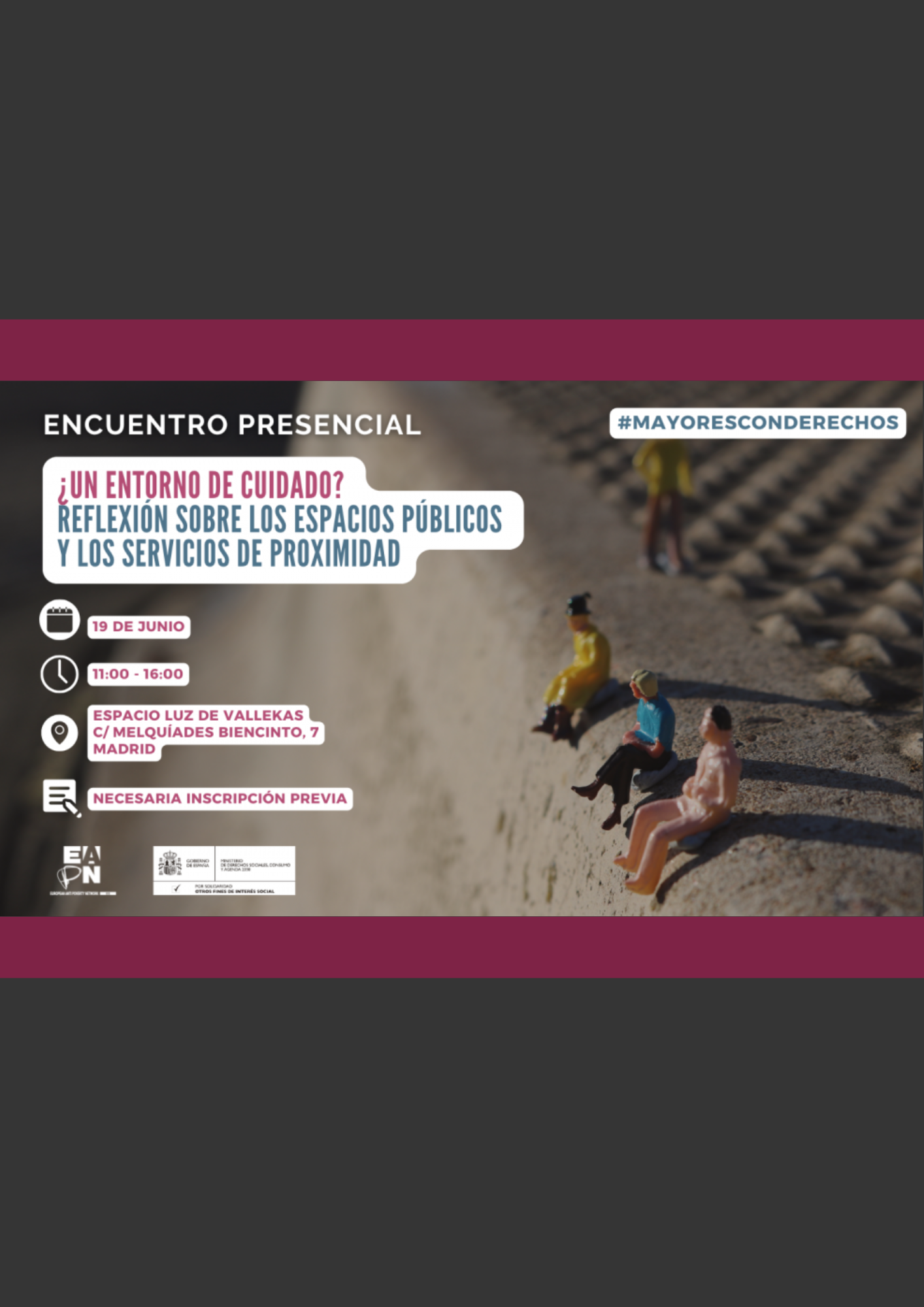 Cartel anunciador de la jornada de la EAPN