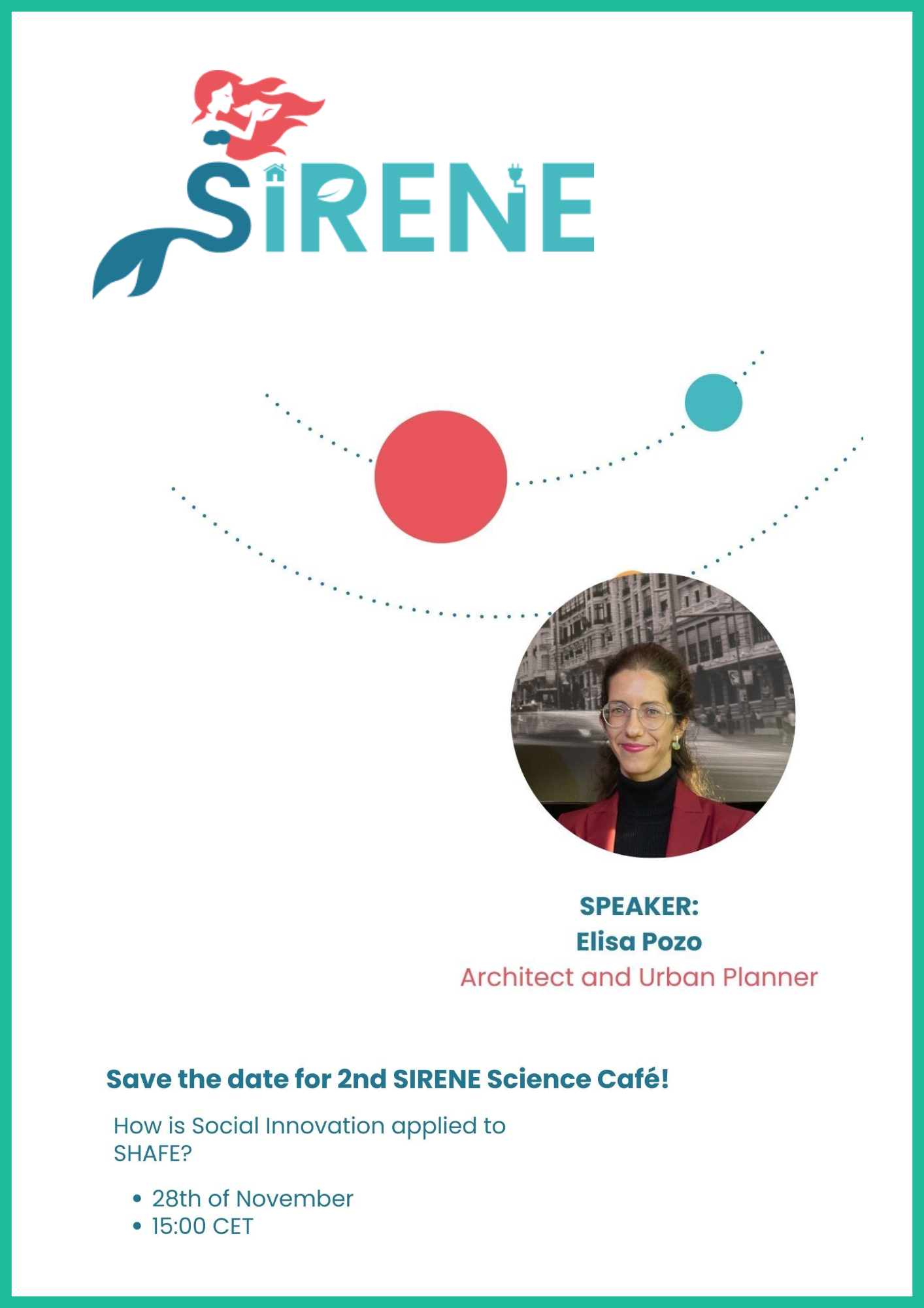 cartel anunciador evento Sirene