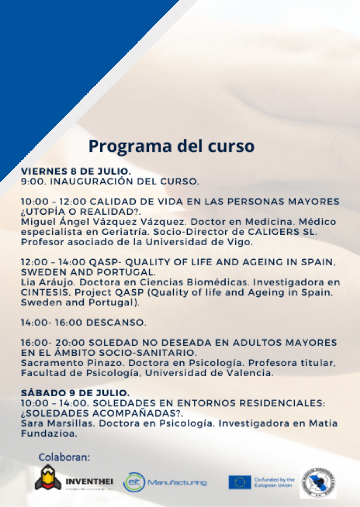 Imagen del programa del curso