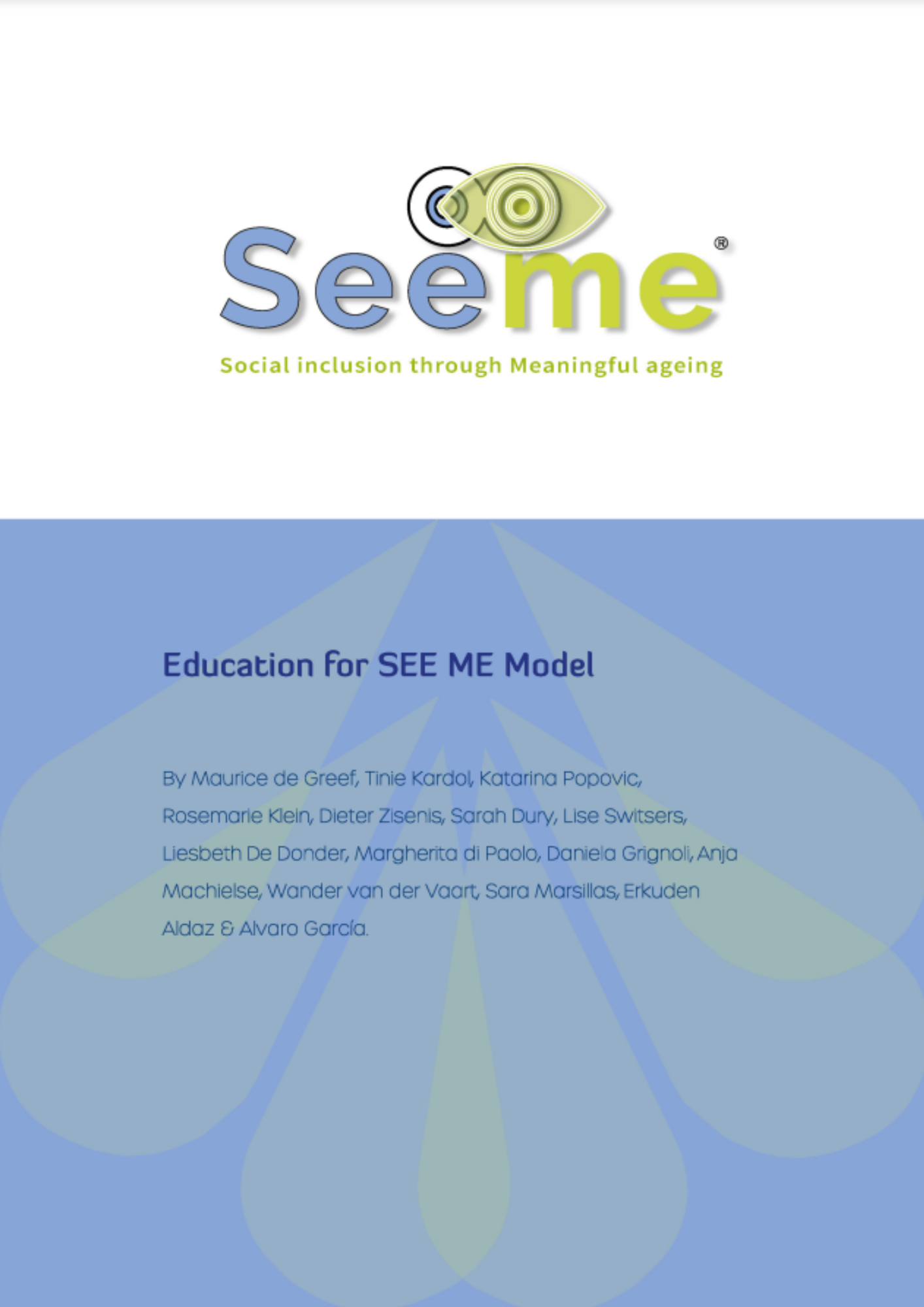 Portada de la publicación: Education for SEE ME model