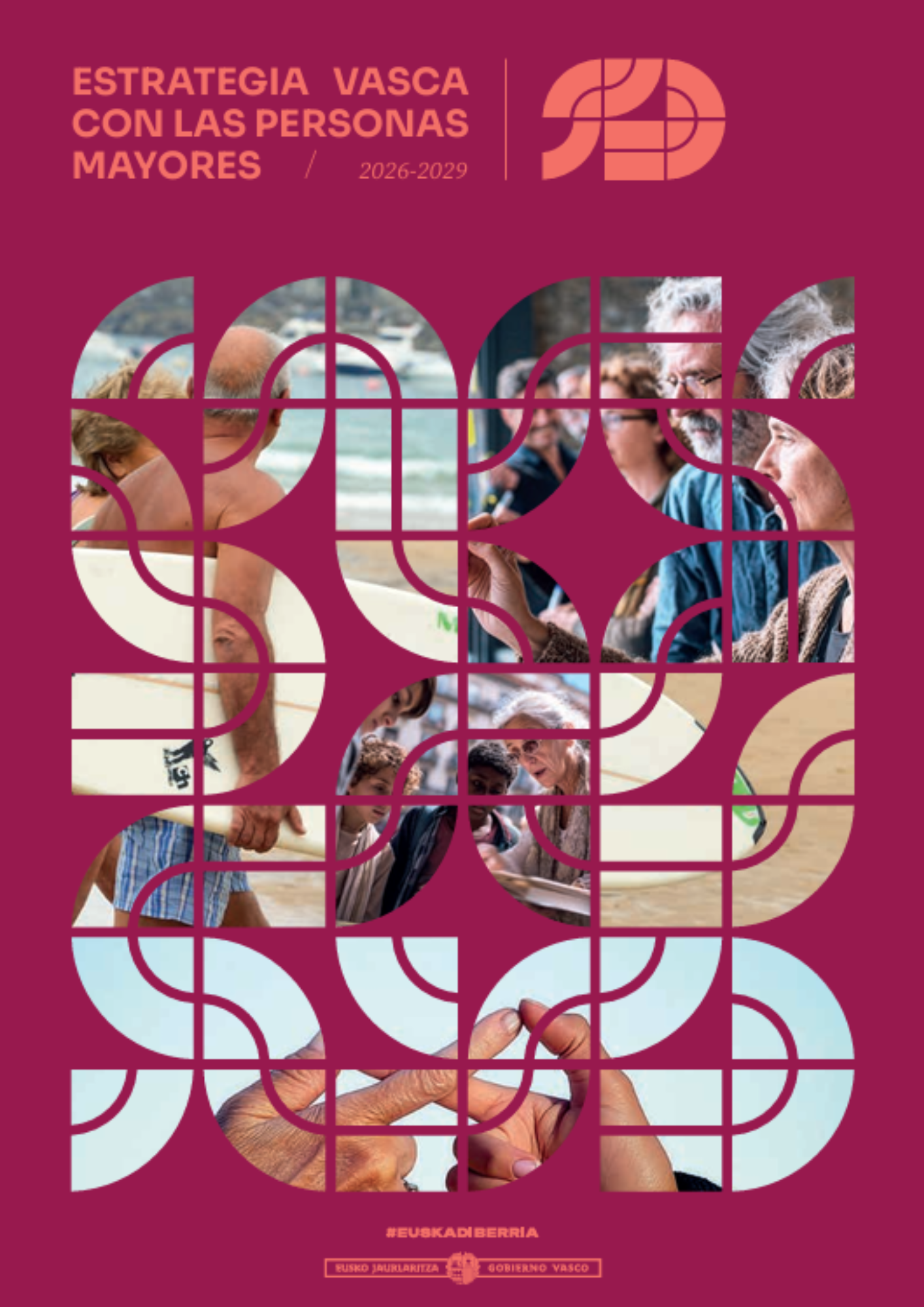 Portada publicación: Estrategia Vasca con las personas mayores 2026-2029