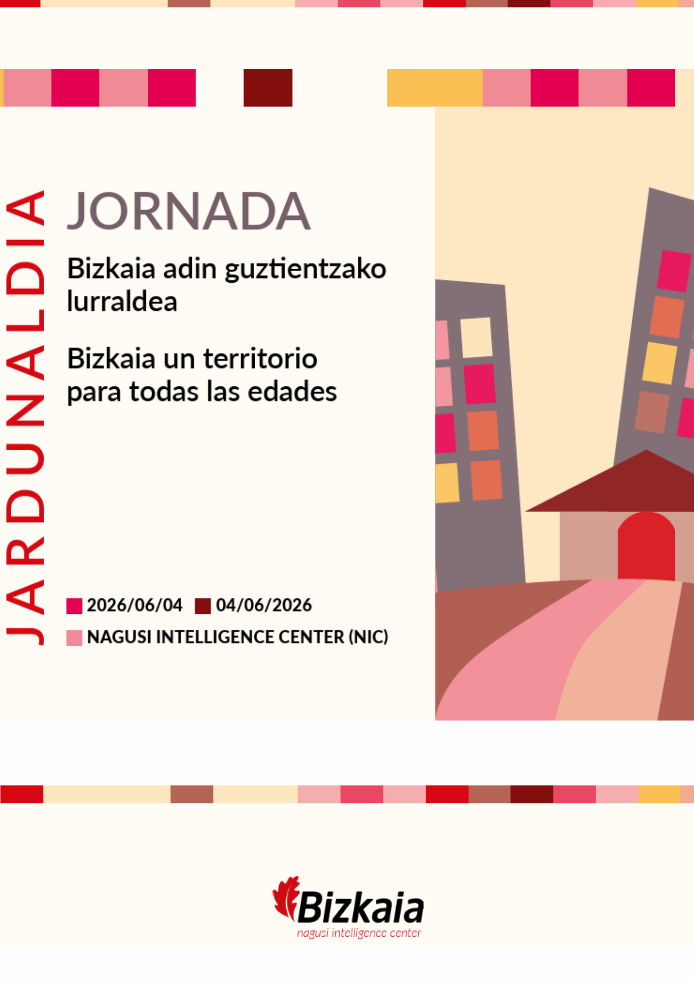Cartel anunciador de la jornada