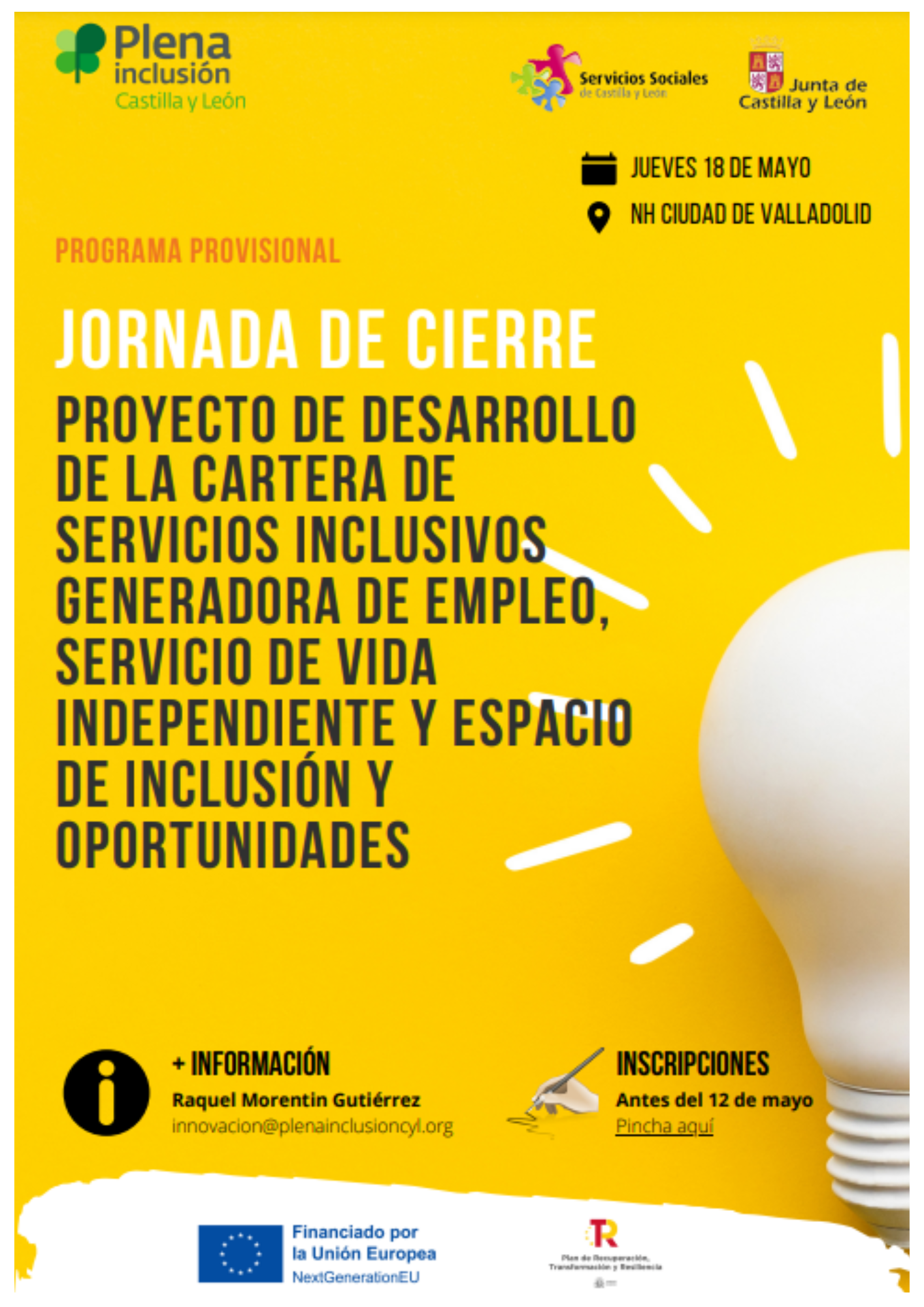 Cartel Jornada Plena Inclusión