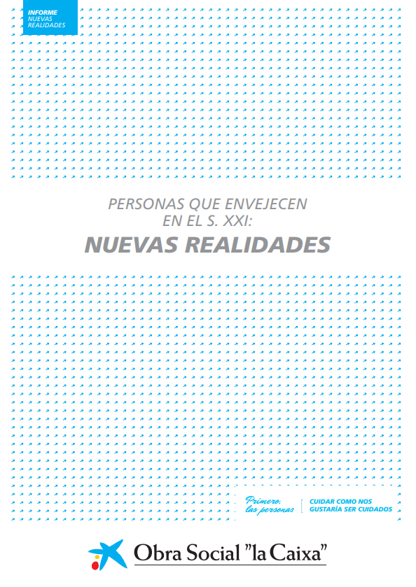 Portada publicación: Personas que envejecen en el S.XXI. Nuevas realidades Portada publicación