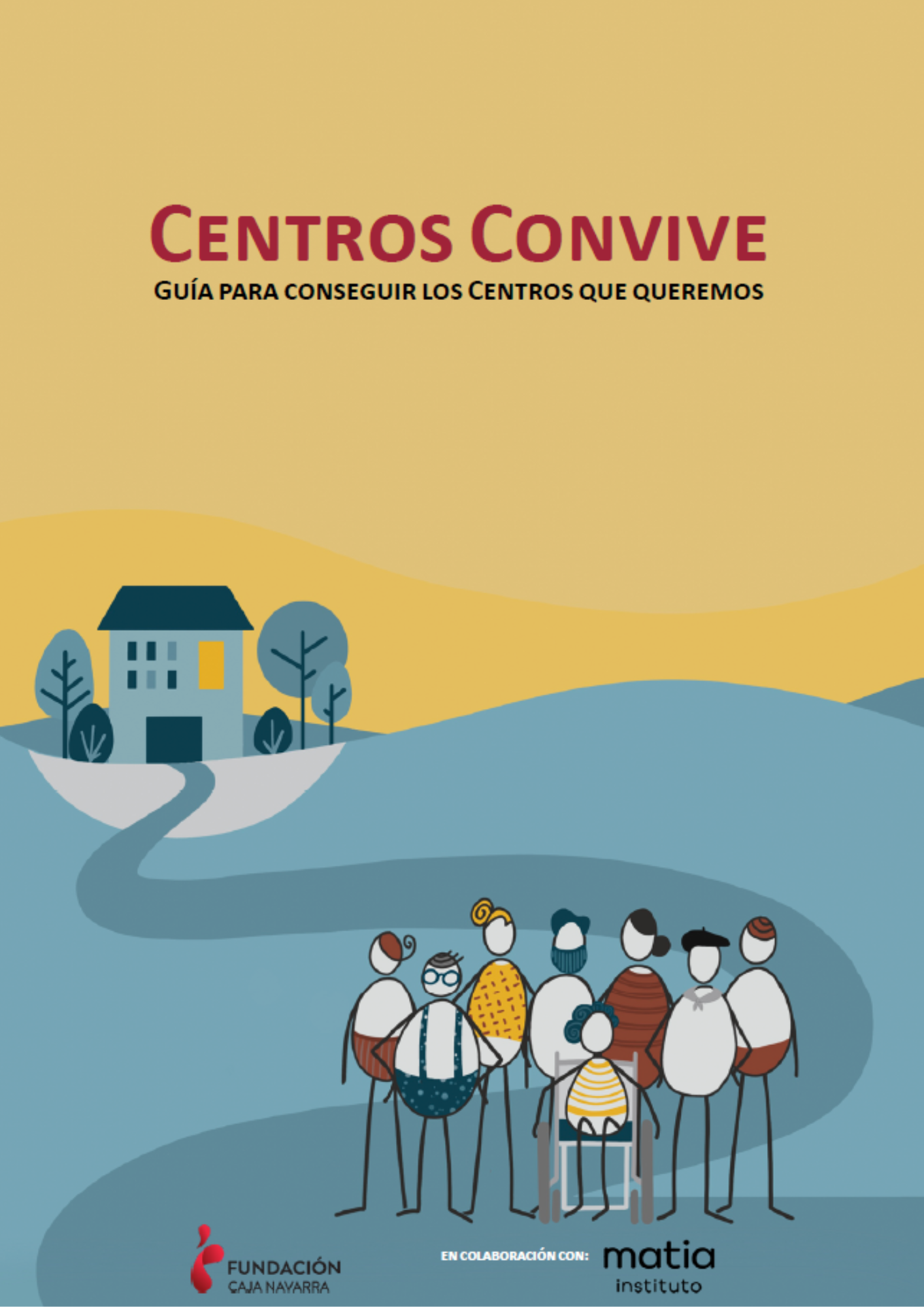 Portada publicación: Centros Convive. Guía para conseguir los centros que queremos.