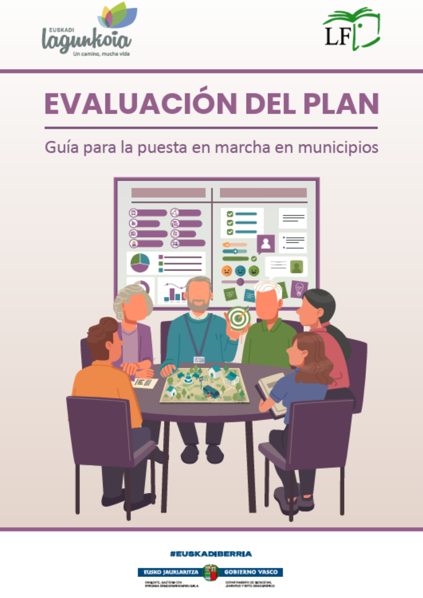 Portada publicación: Evaluación del plan. Guía para la puesta en marcha en municipios