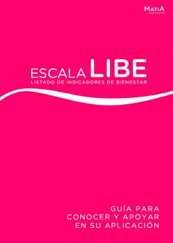 Escala LIBE de indicadores de bienestar