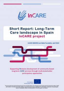 Portada publicación: Short Report InCare