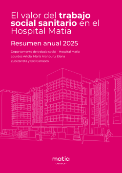 El valor del trabajo social sanitario en el Hospital Matia. Resumen anual 2025